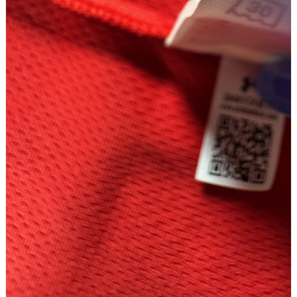 Under Armour HeatGear Polo Shirt Mens Large Red Golf Performance Knit NEW - Picture 15 of 16